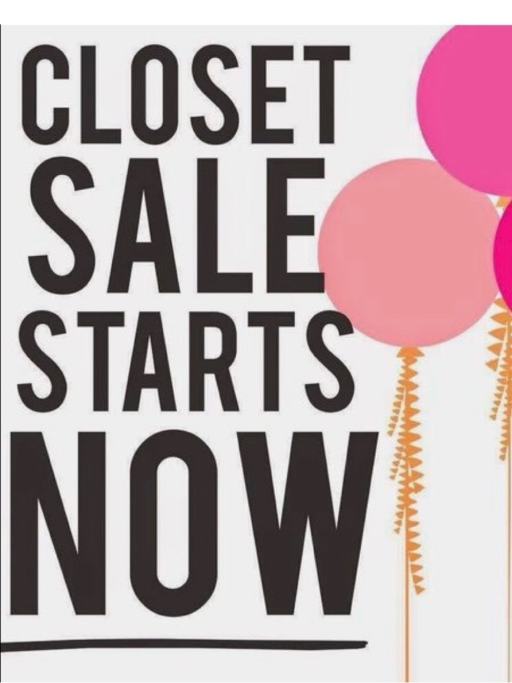 Moving closet clear out !